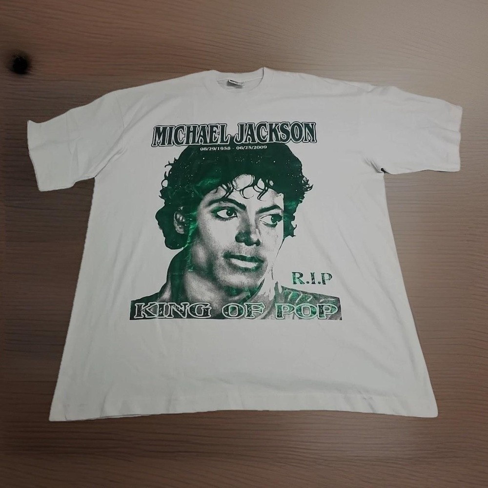 VTG Y2K Michael Jackson Memorial Rest In Peace Legend King Of Pop T Shirt 2XL - Picture 2 of 8